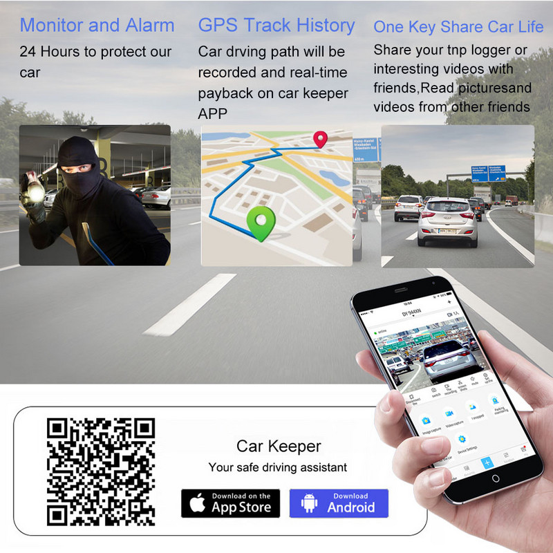 DVR pentru mașină 4G 12 inchi 4G Android Oglindă retrovizoare pentru mașină Cameră de bord 1080P Cameră pentru mașină cu lentilă duală Înregistrare automată WiFi GPS ADAS Placă de bord