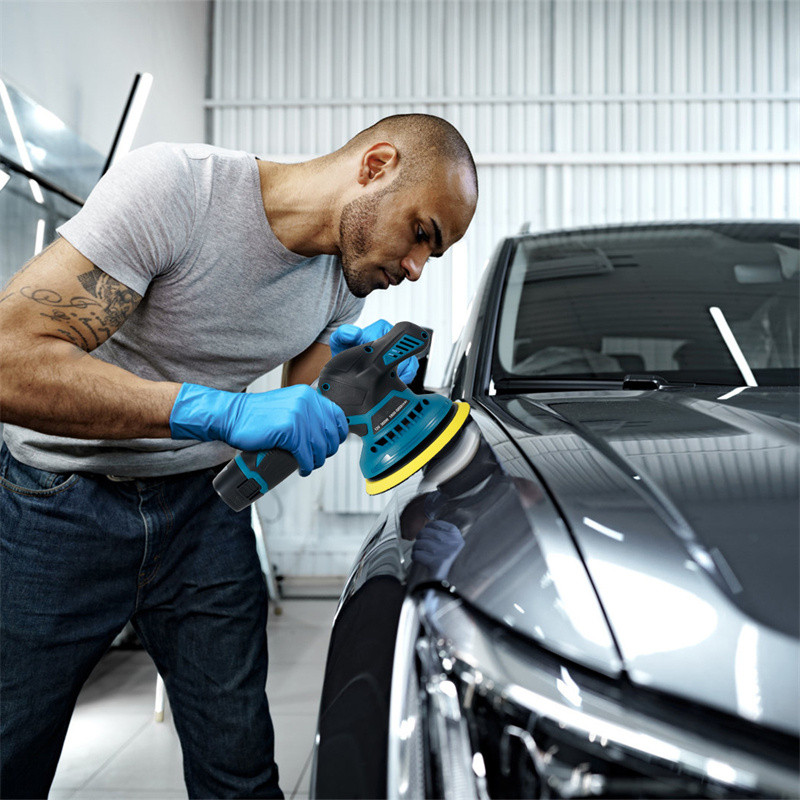 Slefuitor de mașină fără fir de 12V, baterie cu litiu, 6 viteze, reglabil, fără fir, mașină electrică de șlefuit cu ceară, instrument de spălare automată pentru frumusețea mașinii
