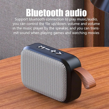 Плат високоговорител Bluetooth безжична връзка Преносим спорт на открито Аудио Стерео Поддръжка Tf карта Мобилен телефон Универсален