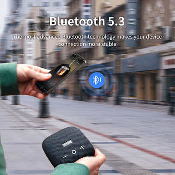 Tribit StormBox Micro 2 преносим Bluetooth високоговорител 90dB силен звук дълбок бас IP67 водоустойчив безжичен малък високоговорител за къмпинг
