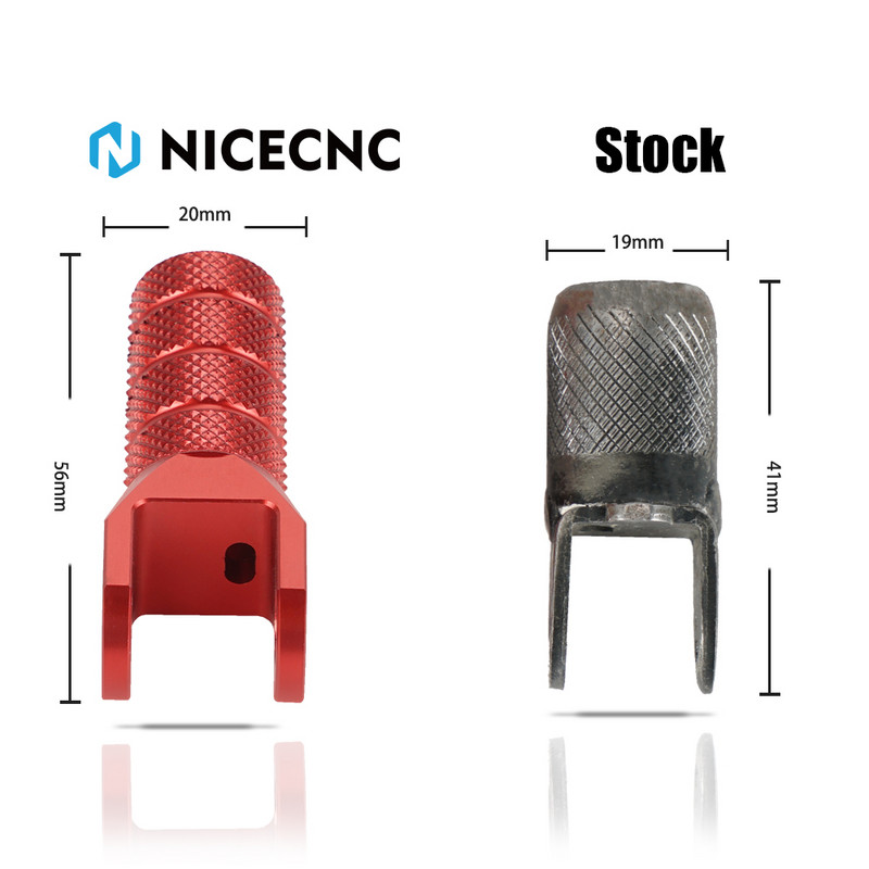 NICECNC Plăcuță pentru pedală de frână Vârf manetă schimbător de viteze pentru Honda XR650L XR 650L 1993-2022 2021 2020 2019 Accesorii din aluminiu pentru motociclete