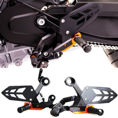 Pentru KTM 790/890 Duke Set de picioare pentru suport pentru picioare CNC Set de picior de reglare Set de picioare pentru motocicletă Schimb de viteze de frână Schimb spate Duke790 Duke890