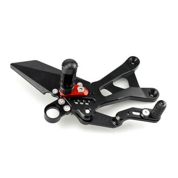 MTKRACING Για YAMAHA YZF-R6 YZF R6 2017-2020 Πίσω Σετ Ρυθμιζόμενο Πεντάλ Ύψος Πίσω Ρυθμιζόμενα Πίσω Πέλματα Μοχλοί αλλαγής ταχυτήτων Φρένο