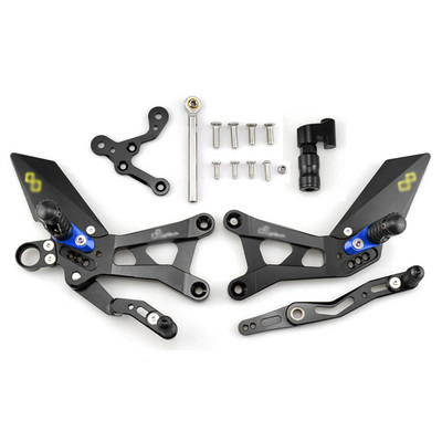 MTKRACING pentru YAMAHA YZF-R6 YZF R6 2017-2020 Seturi din spate Înălți pedala Resets reglabile Șervețe Levier schimbător frână