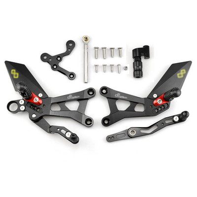 MTKRACING pentru YAMAHA YZF-R6 YZF R6 2017-2020 Seturi din spate Înălți pedala Resets reglabile Șervețe Levier schimbător frână