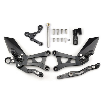 MTKRACING pentru YAMAHA YZF-R6 YZF R6 2017-2020 Seturi din spate Înălți pedala Resets reglabile Șervețe Levier schimbător frână