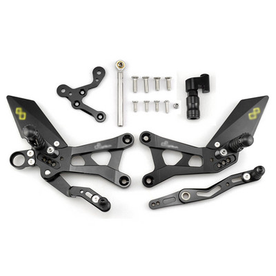 MTKRACING pentru YAMAHA YZF-R6 YZF R6 2017-2020 Seturi din spate Înălți pedala Resets reglabile Șervețe Levier schimbător frână