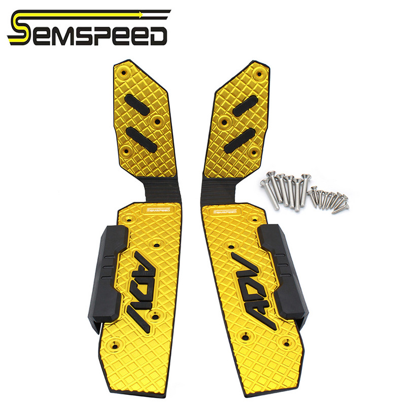 SEMSPEED pentru Honda ADV 160 2021 2022 2023 ADV160 Covorașe CNC Suport pentru picioare Tablou de picioare Trepte Plăci Suport placa