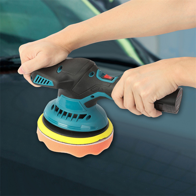 Slefuitor de mașină fără fir de 12V, baterie cu litiu, 6 viteze, reglabil, fără fir, mașină electrică de șlefuit cu ceară, instrument de spălare automată pentru frumusețea mașinii