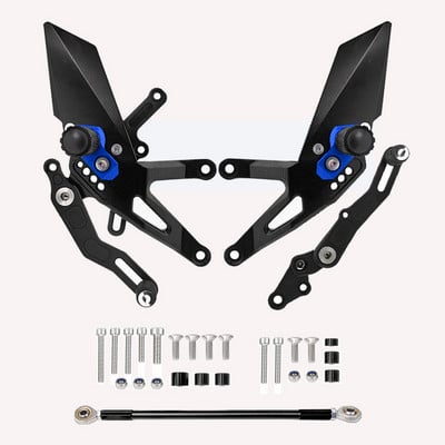 HONDA CB650R-hez CBR650R 19-21 CB650F CBR650F 17-21 Hátsó készletek Magasító pedál Állítható Hátsó készletek Lábcsapok Váltókar Fék