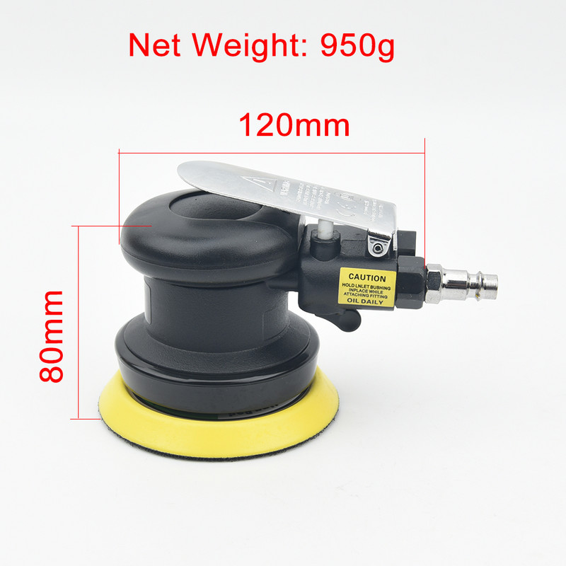 YOUSAILING 3, 4 tolline pneumaatiline lihvimismasin õhu ekstsentriline 2,5 mm poleerimismasin 12000 p/min