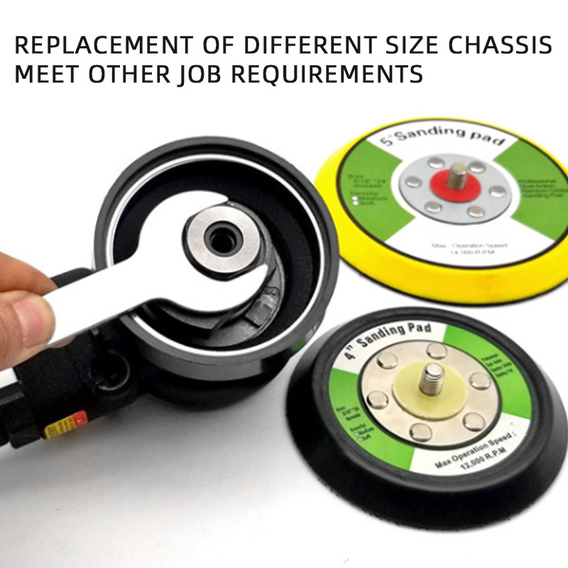 Pneumatinis kampinis šlifuoklis, 3 colių šlifavimo diskas, švitrinio popieriaus mašina Abrazyviniai įrankiai Automobilių poliravimo priedai, skirti automobilių šlifavimui