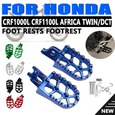Motorkerékpár lábtartó lábtartók lábtartók pedálok Honda CRF1000L CRF 1000 2018 2019 CRF1100L AFRICA TWIN DCT SPORTS ES 2020 2021 típushoz
