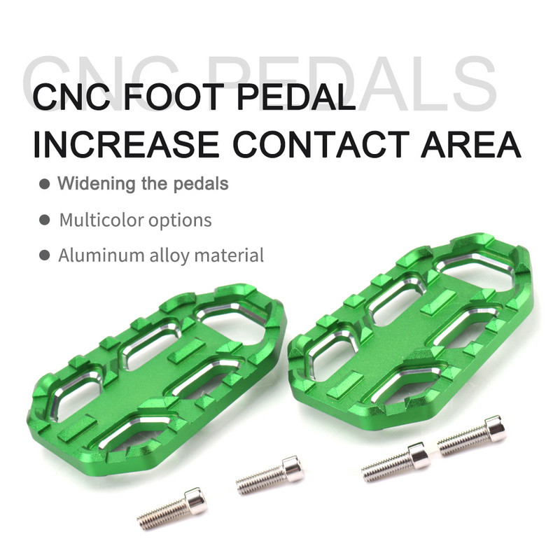 Suport pentru picioare lat pentru motocicleta, din aliaj de aluminiu, potrivit pentru Kawasaki VERSYS x 300 Versys650 Versys 1000 2015-2022 2021 2020 2019