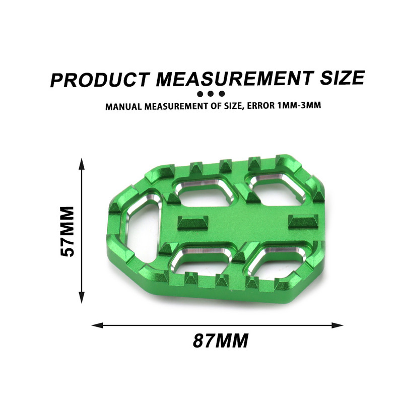 Suport pentru picioare lat pentru motocicleta, din aliaj de aluminiu, potrivit pentru Kawasaki VERSYS x 300 Versys650 Versys 1000 2015-2022 2021 2020 2019