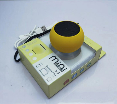 Mini Haut-parleur cu Radiateur de Basses Personnalisé, Baffle Étanche Super Portable, Etui de Voyage Emballé, Bluetooth Y3