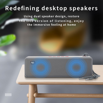 EONKO TG-271 правоъгълен тежък бас безжичен Bluetooth високоговорител с TF USB FM AUX хендсфри TWS акумулаторна батерия