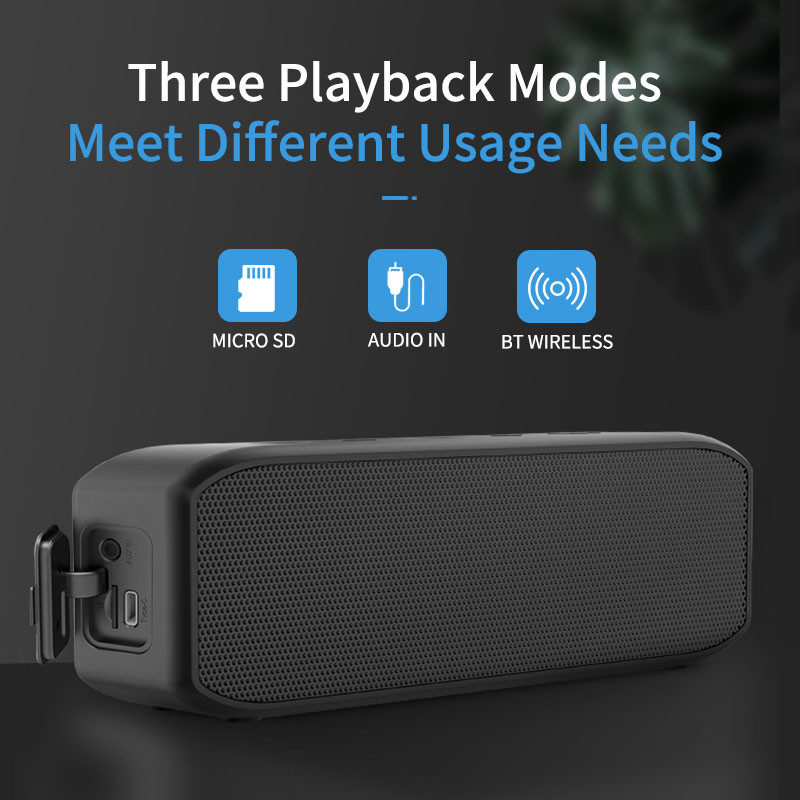 2021 Noi difuzoare fără fir pentru exterior IPX7, impermeabile, 20W, duble, TWS BT5.0, difuzor Hi-Fi bass