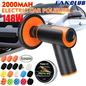 148W belaidis poliruoklis elektrinis remonto įrankis automobilių įbrėžimams taisyti dažus poliravimo valymo mašina automobilių vaškavimo mašina elektriniai įrankiai