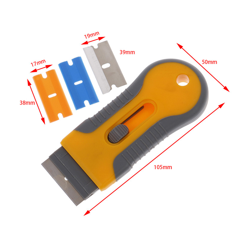 Lamă de curățare Răzuitor Lamă de sticlă Curățare lamă de plastic Lamă de îndepărtare a adezivului Lamă de îndepărtare a adezivului pentru geamuri Instrument pentru peliculă auto