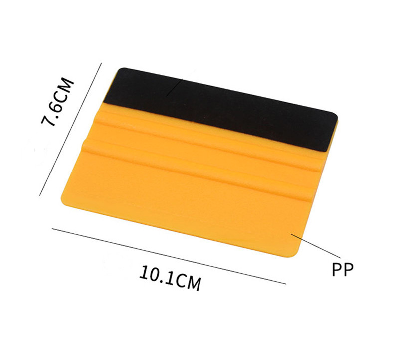 1 buc., albastru, roșu, galben, racletă, racletă pentru margini, decalcomanii pentru mașini, instrumente de ambalare și nuanță de vinil, instrument pentru spatulă de ambalare moale din plastic.