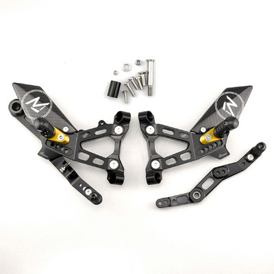 MTKRACING pentru BMW S1000RR S1000 RR 2019-2022 2020 2021 Seturi din spate Pedală înălțită Reglaje spate reglabile Șervețe Levier schimbător frână
