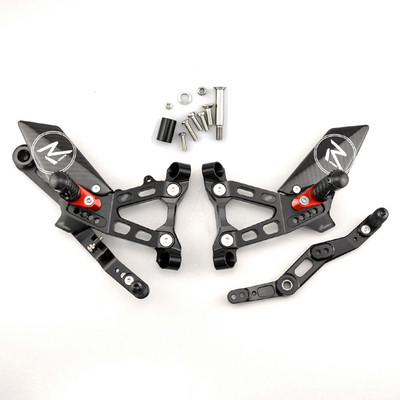 MTKRACING pentru BMW S1000RR S1000 RR 2019-2022 2020 2021 Seturi din spate Pedală înălțită Reglaje spate reglabile Șervețe Levier schimbător frână