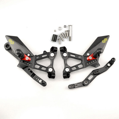 MTKRACING pentru BMW S1000RR S1000 RR 2019-2022 2020 2021 Seturi din spate Pedală înălțită Reglaje spate reglabile Șervețe Levier schimbător frână