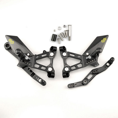 MTKRACING pentru BMW S1000RR S1000 RR 2019-2022 2020 2021 Seturi din spate Pedală înălțită Reglaje spate reglabile Șervețe Levier schimbător frână