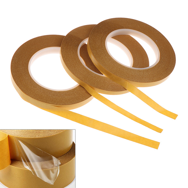 PET cu rezistență la temperaturi ridicate de 50 m, fără urme, bandă adezivă puternică, transparentă, cu două fețe