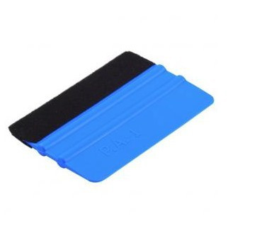 Film de vinil pentru mașină Racletă albastră Instrumente de împachetat cu racletă cu autocolante Dimensiune margine de stil pâslă 10*7,5 cm Accesorii