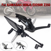 Suport pentru picioare din stânga pentru pedală de schimbător de viteze pentru KAWASAKI NINJA 300/250/R Z250 Z300 EX250 EX300 Sujere pentru picioare din față pentru motocicletă