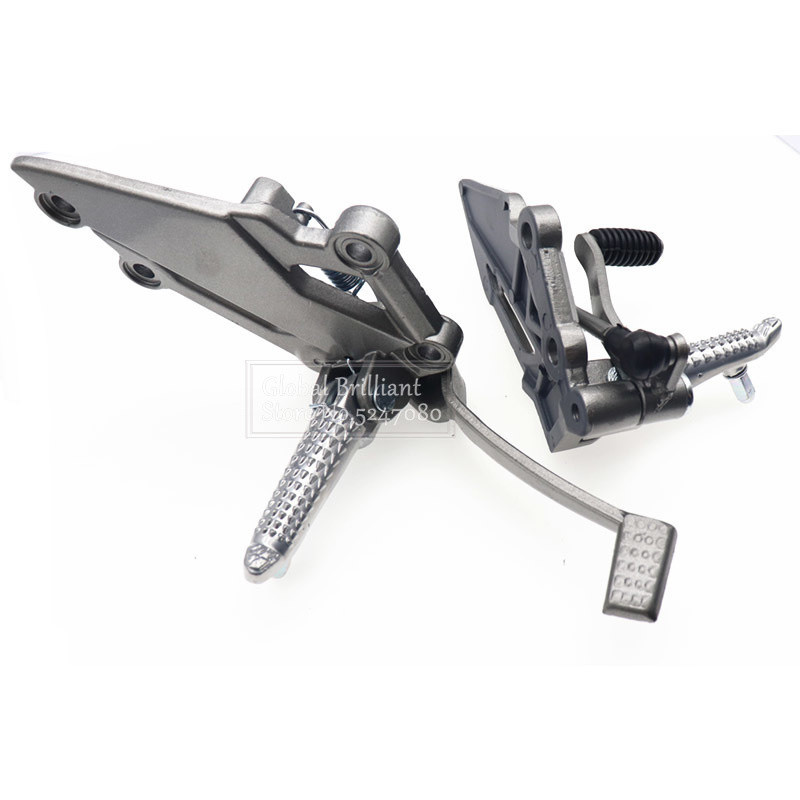 Suport pentru picioare din stânga pentru pedală de schimbător de viteze pentru KAWASAKI NINJA 300/250/R Z250 Z300 EX250 EX300 Sujere pentru picioare din față pentru motocicletă