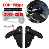 Pentru Vespa Primavera Sprint 125 150 2018 2019 Pad pentru picior pasager din spate Catapulta pentru motociclete Pași pentru pedale pliabile Suporturi