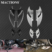 Pedală întinsă pentru podea întinsă a șoferului din față pentru motocicleta pasagerului din spate suporturi pentru picioare pentru Harley Dyna Touring Sportster XL Softail