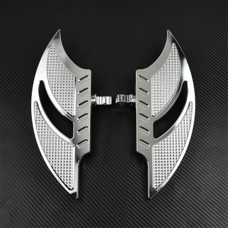 Pedală întinsă pentru podea întinsă a șoferului din față pentru motocicleta pasagerului din spate suporturi pentru picioare pentru Harley Dyna Touring Sportster XL Softail