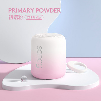 Difuzor Bluetooth fără fir X6S Bas mic tun de oțel Difuzor portabil în aer liber Subwoofer impermeabil cu card TF digital 3D