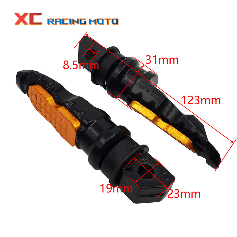 Trotineta electrică Pedală modificată din aliaj de aluminiu Cu suport de montare pentru scuter Citycoco Scooter Harley Universal