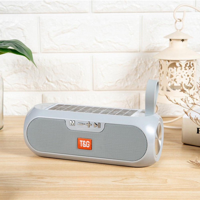 TG182 Mini portabil TWS Coloană de încărcare solară Difuzor Bluetooth fără fir pentru exterior