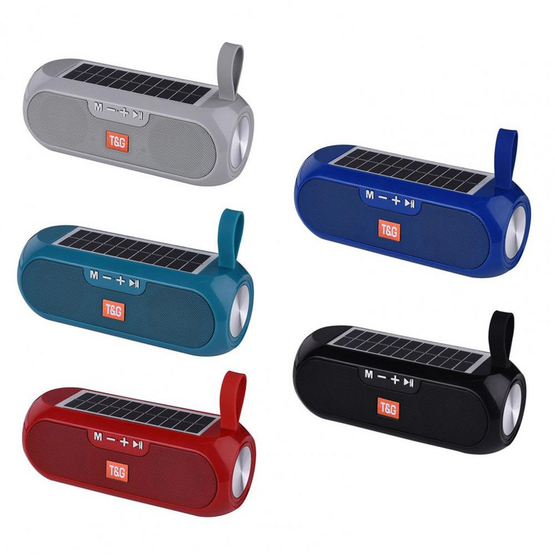 TG182 Mini portabil TWS Coloană de încărcare solară Difuzor Bluetooth fără fir pentru exterior