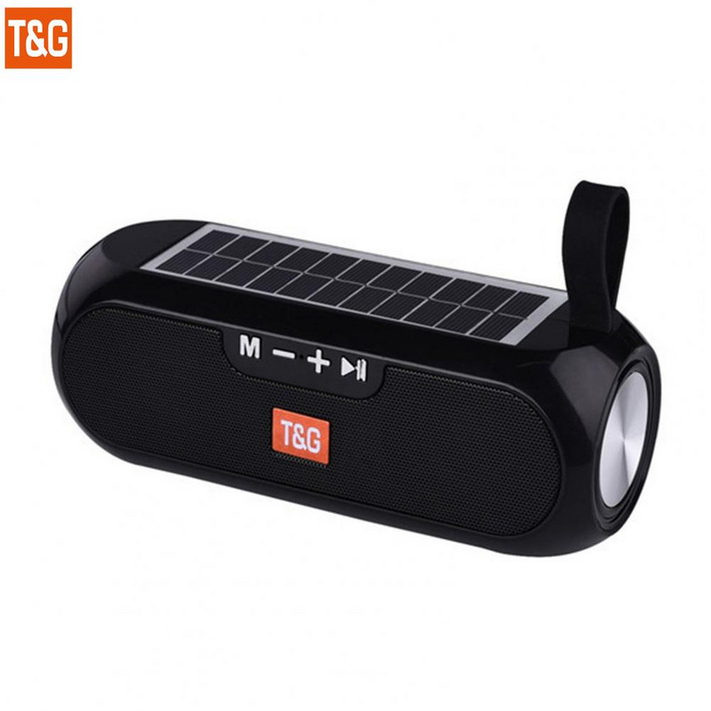 TG182 Mini portabil TWS Coloană de încărcare solară Difuzor Bluetooth fără fir pentru exterior