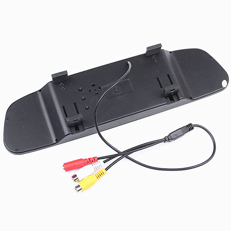 4,3 colio automobilio monitorius automatinis galinio vaizdo veidrodinis skystųjų kristalų ekranas 12v universalus atsarginei kamerai / priekinei kamerai / medijos grotuvui / saugiam vairavimui