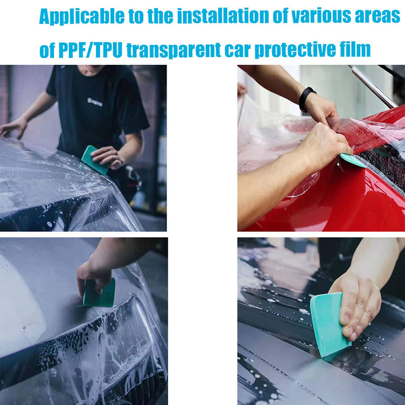 TOFAR Set de nuanțare a geamurilor Instrumente TPU PPF racletă pentru vopsea auto Film de protecție înveliș de vinil Racletă de cauciuc Accesorii auto Curățare ștergător