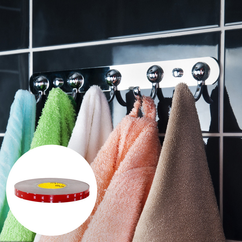 Bandă adezivă puternică de spumă 3M, grosime de 0,8 mm, adeziv cu două părți, rezistentă la apă și umiditate.