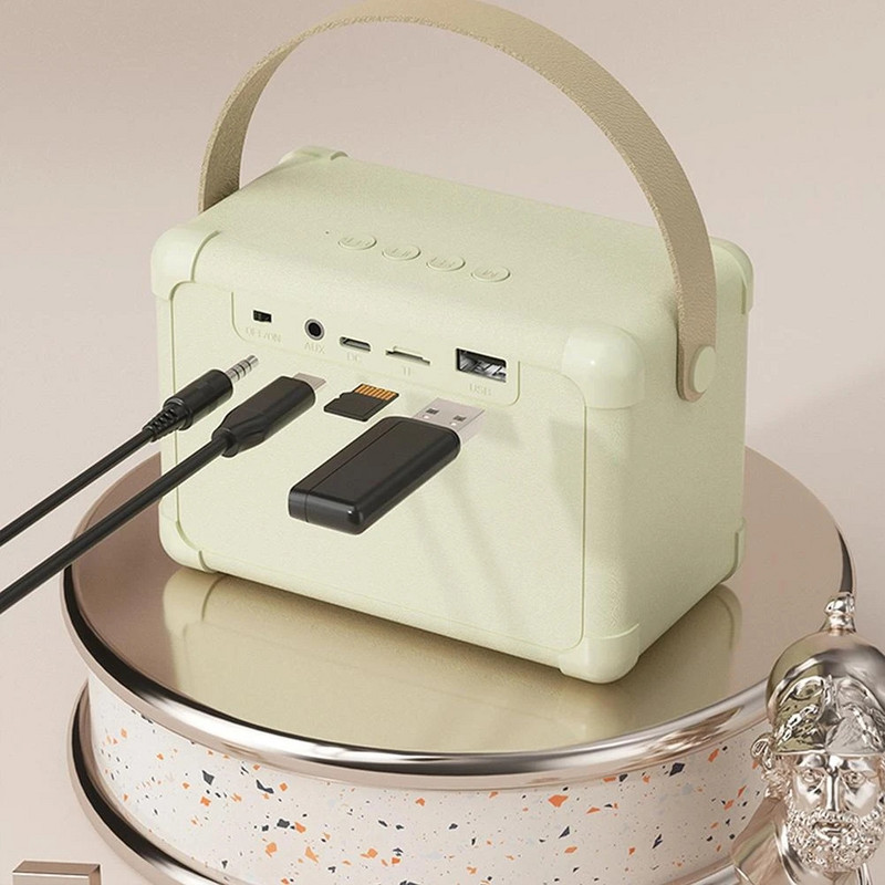 Difuzor Bluetooth portabil retro N10 Telefon mobil multifuncțional Computer Card difuzor Bluetooth fără fir Difuzor subwoofer