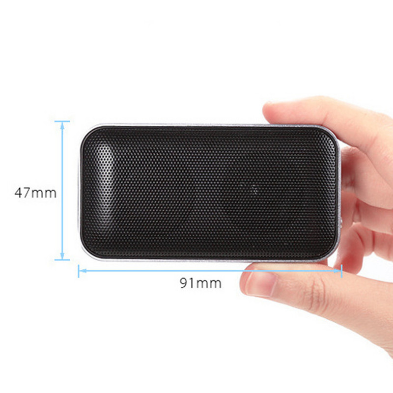 EONKO Carcasă din aliaj de aluminiu Ultra Mini difuzor Bluetooth BT209 cu card TF Mâini libere Reîncărcabil include un micro sd de 8 GB