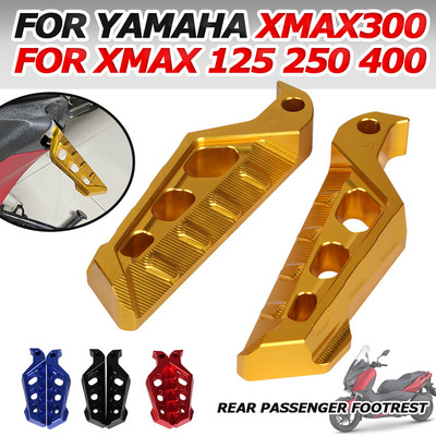 XMAX mootorratta tarvikud Tagumine kaassõitja jalatugi Jalatoe pulgad Pedaalid Libisemisvastased pedaalid YAMAHA XMAX 125 250 300 X-MAX 400 jaoks