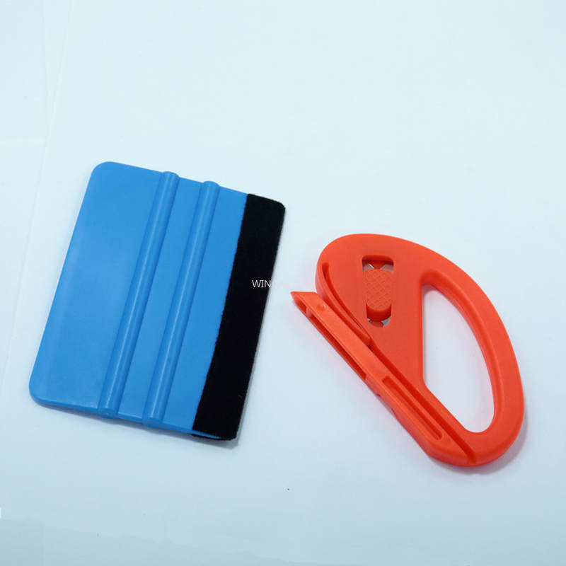 2021 noul set de instrumente pentru înveliș de vinil pentru mașină, cutter de film, răzuitor de stoarcere, fibră de carbon, pentru ambalaj, instrument de ajutor pentru nuanțarea ferestrelor