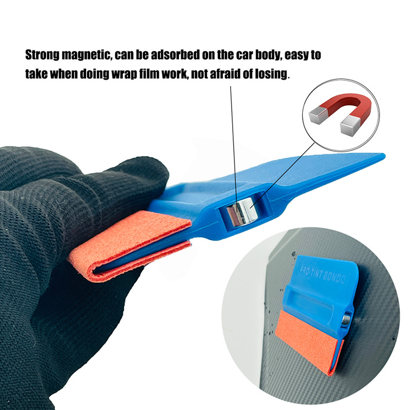 Cartelă magnetică Racletă Film de vinil Răzuitoare fără zgârieturi Răzuitoare pentru nuanțarea ferestrelor Pânză din piele de căprioară Pânză pentru nuanțarea ferestrelor Instrument de ambalare a mașinii