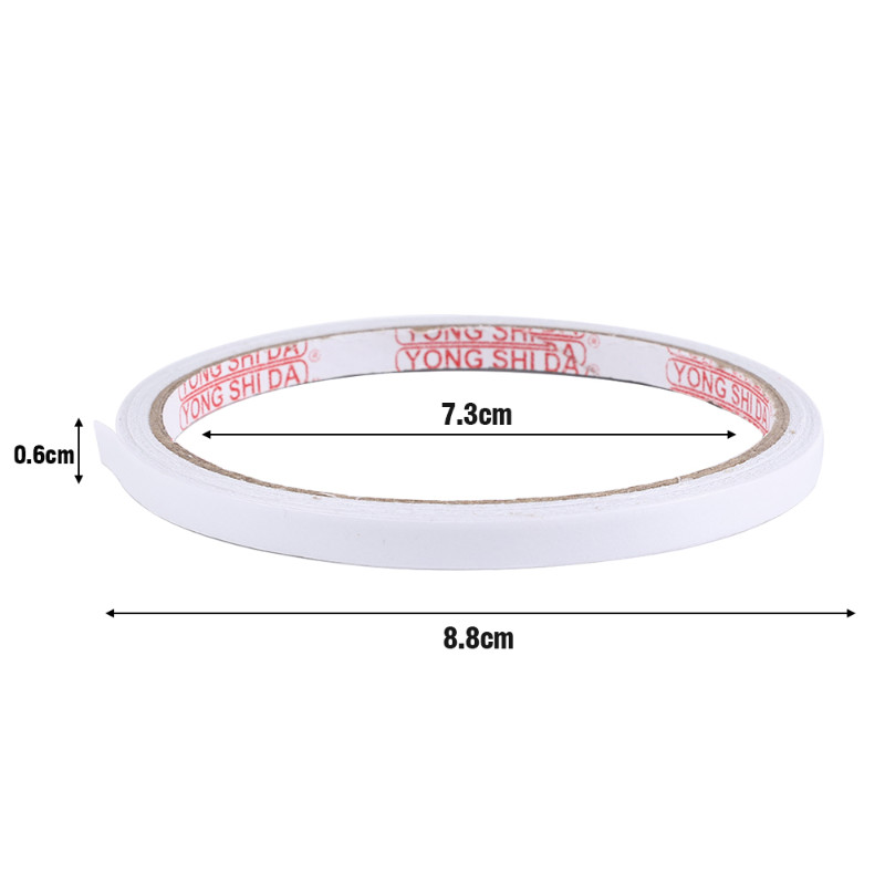 10 rulli tugevat kahepoolset teipi auto kodukontori kirjatarvete jaoks Universaalne isekleepuv tugev kahepoolne teip